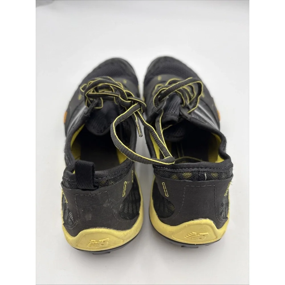 New Balance MT10 Minimus Trail Vibram Barefoot Running Shoes Mens 9 Black Yellow